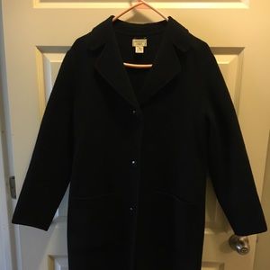Brooks Brothers brushed wool wrap coat